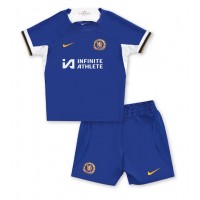 Dětský Fotbalový dres Chelsea 2023-24 Domácí Krátký Rukáv (+ trenýrky)